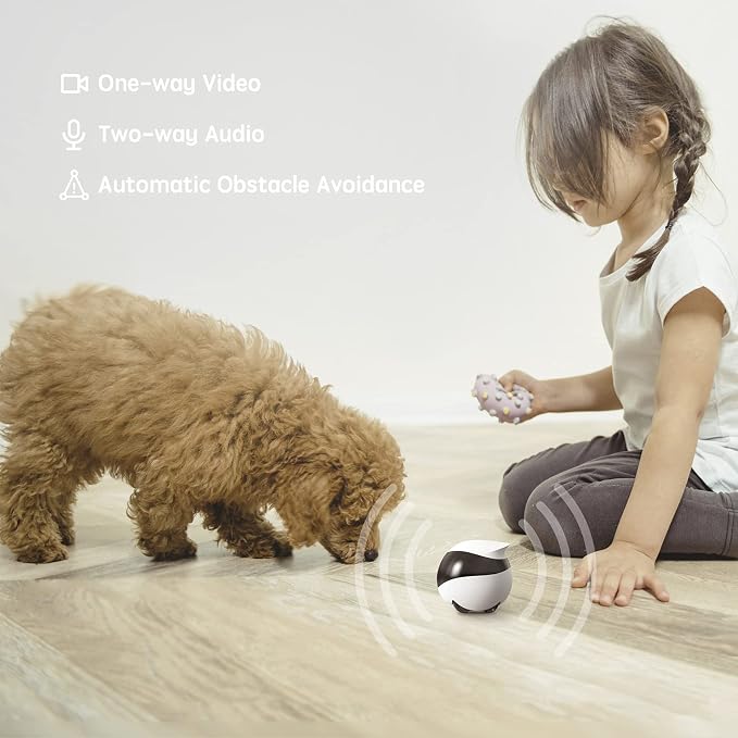 Enabot EBO SE Home Robot Camera: 1080P Mobile FamilyBot Pet Companion | Whole-Home Mobility, Two-Way Talk, Night Vision, Local Storage, Auto-Recharge, Long Distance Gift for Family/Pet - Image 3