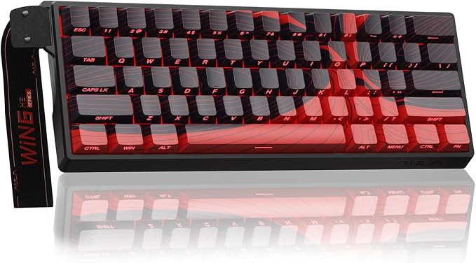AULA WIN60 HE MAX - 60% Mechanical Gaming Keyboard Wired, Hall Effect Magnetic Switches Hot Swappable, Adjustable Actuation Rapid Trigger Mode, 8000 Hz Polling Rate, 60 Percent Keyboard Compact Design by CORBOBO