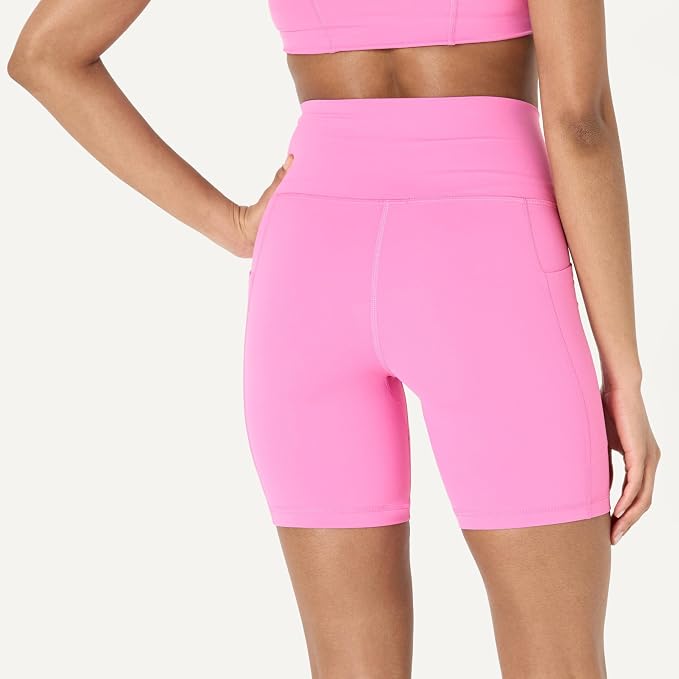 Amazon Essentials Women's Active FormFlex Buttery Soft High Waist Biker Shorts - Image 2