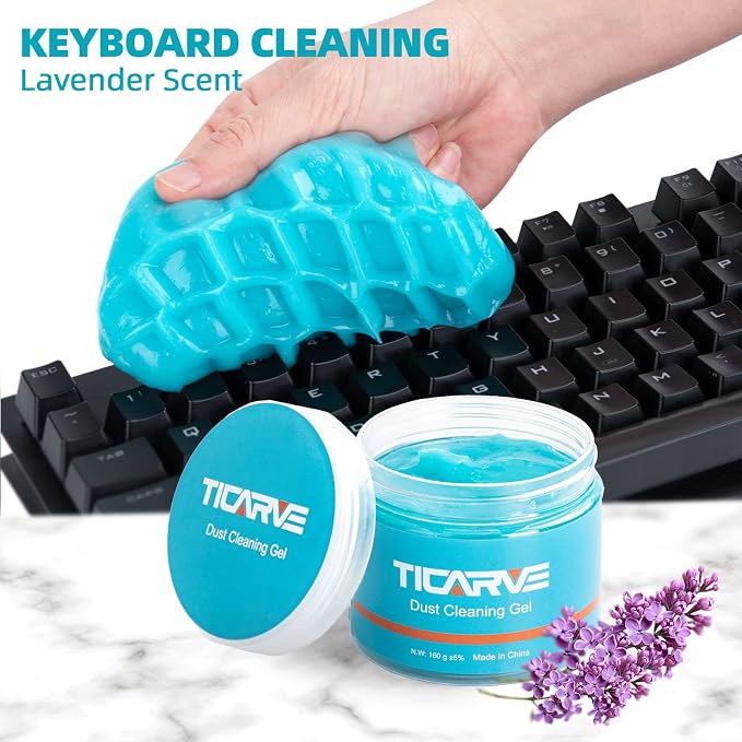 TICARVE Cleaning Gel for Car Detail Tools Car Cleaning Automotive Dust Air Vent Interior Detail Putty Universal Dust Cleaner for Auto Laptop Car Slime Cleaner - Image 7