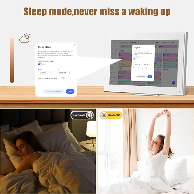 Digital Calendar:15.6-inchWall Planner Electronic Calendar & Chore Chart, Smart Touchscreen Interactive Display for Family Schedules– Wall and Desk Mountable, Great for Organizing Your 2026 Calendar - Image 5