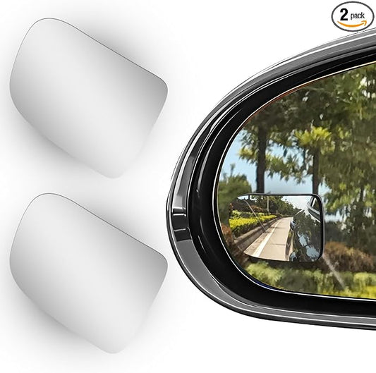 2Pcs Cars BlindSpot Mirrors, Removable Adjustabe Angle Round Wide Angle Convex RearView Mirror, Car Accessories Universal HD Glass for Suvs Auto RVs Motorcycles by HINGTAI