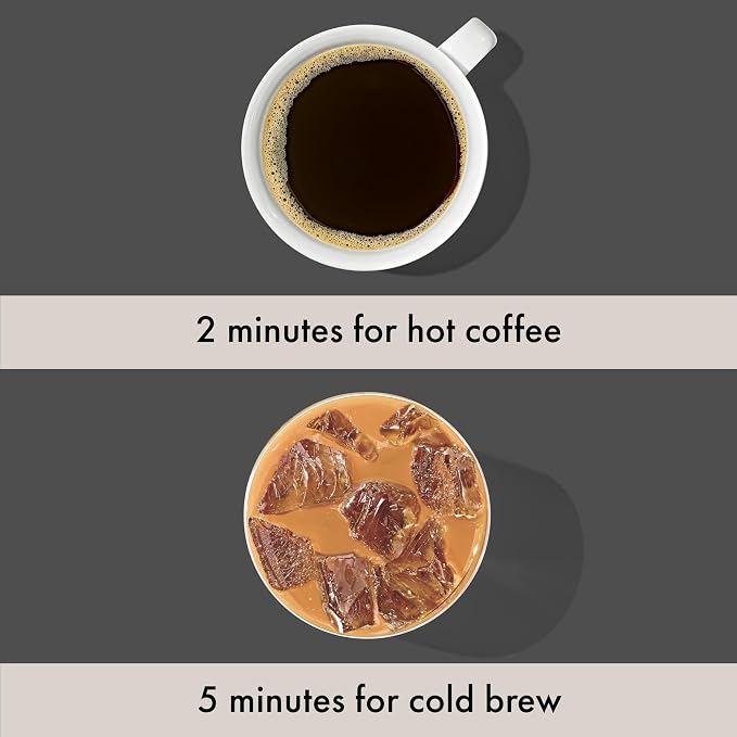 OXO Brew Portable Rapid Coffee Brewer | Reusable Filter, Small, Quick Brew in 5 Minutes or Less, Easy-Clean Carafe, Hot or Cold - Image 6