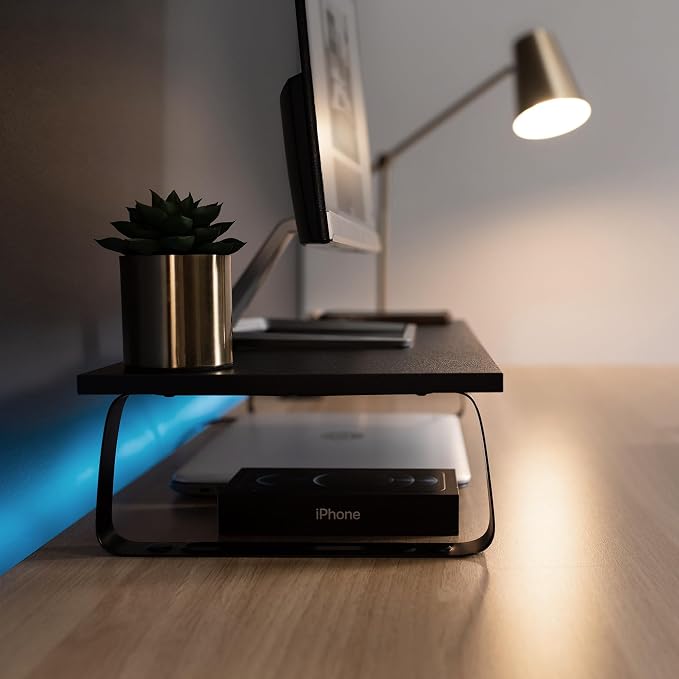 VIVO Monitor and Laptop Stand, 24 inch Desktop Riser, Black, STAND-V000D - Image 5