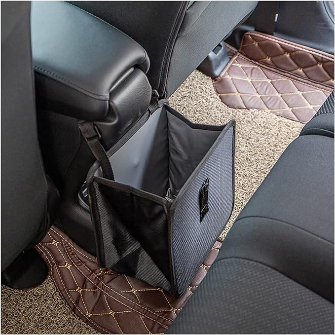 Foldable Trash Can, Hanging Waterproof Leakproof Storage Bag with Large Capacity, Car Interior Accessories (Large) by Fekey%26JF