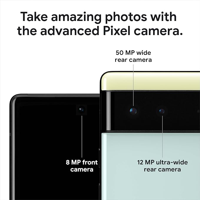 Google Pixel 6 – 5G Android Phone - Unlocked Smartphone with Wide and Ultrawide Lens - 128GB - Kinda Coral - Image 4