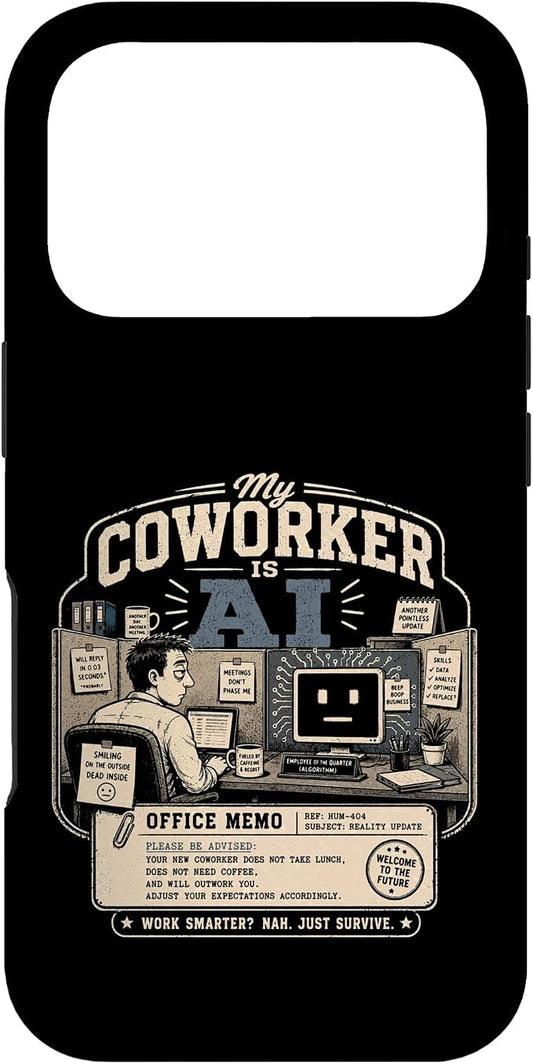 My Coworker is AI Office Humor Funny Workplace Replacement Case for iPhone 17 Pro by Unknown