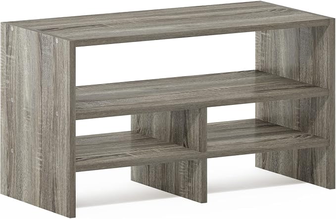 Furinno Hermite Desk Top Organizing Shelf Bookcase, French Oak - Image 5