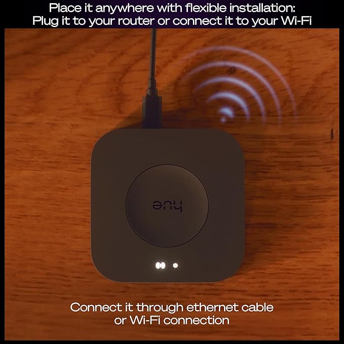 Philips Hue Bridge Pro, Smart Lighting Hub, Wireless, Advanced Encryption, Supports 150+ Lights & 50+ Accessories, Hue Bridge System Works with Apple Home, Alexa, Google, Samsung SmartThings - Image 5