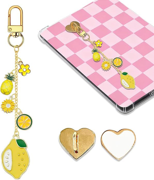 Charm Chains for Kindle,Cute E-reader Phone Charm Bracelets Accessories Compatible for Kindle E-Reader Phone iPad AirPod,Gifts for Reader Booklovers by Unknown