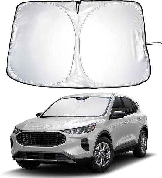 Econour Windshield Sunshade for Ford Escape 2020-2024 2025 2026, Sun Visor for Front Windshield & Window Sun Shade Cover, UV Heat Blocker & Protector, Car Accessories by EcoNour