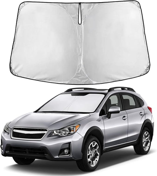 EcoNour Windshield Sunshade Compatible for Subaru Crosstrek 2013-2015 2016 2017, Sun Visor for Front Windshield & Window Sun Shade Cover, UV Heat Blocker & Protector, Car Accessories by EcoNour