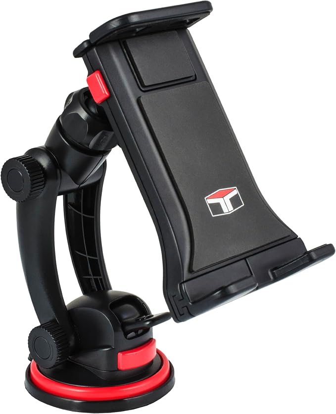 Tuff Tech Super Stick Windshield and Dash Mount Phone Holder, Universal Car Phone Holder by Custom+Accessories