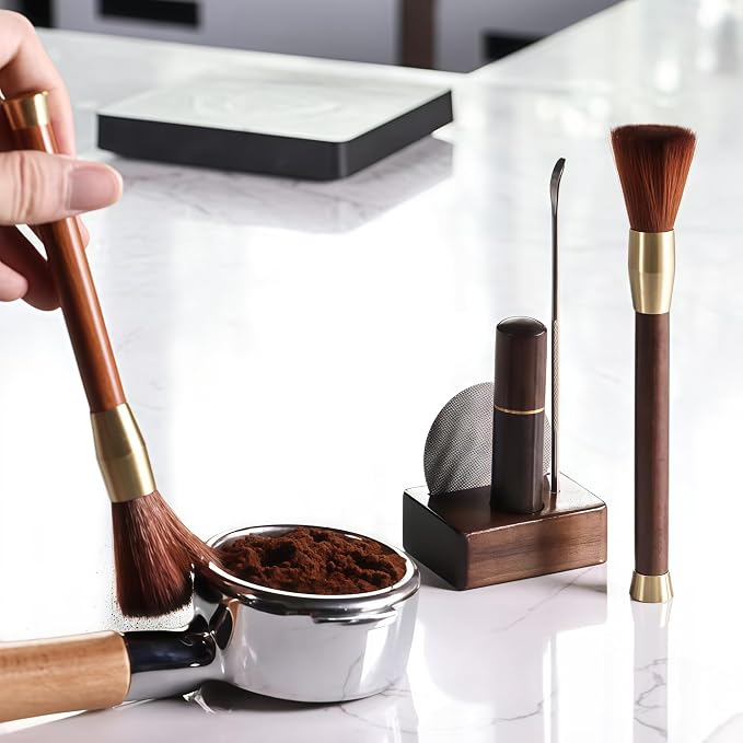 3-Piece Coffee Machine Cleaning Brush, Grinder Cleaning Accessories, Suitable for Coffee Bean Grinding and Coffee Powder Cleaning, Ideal for Baristas in the Home Kitchen - Image 6