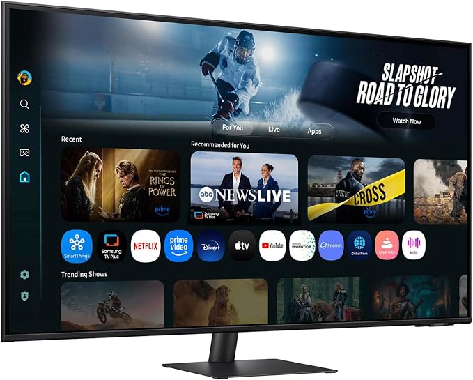 Samsung 43” Smart Monitor M7 (M70F) 4K UHD Display, Samsung Vision AI, Smart TV Apps, Gaming Hub, USB-C, HDMI and USB-A, Black, LS43FM702UNXZA, 2025 - Image 12