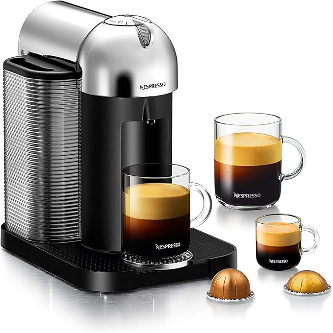 Nespresso Vertuo Coffee and Espresso Maker by Breville, Chrome by Unknown