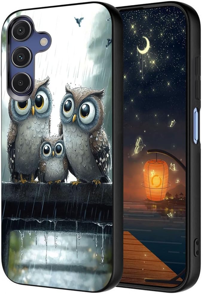 Designed for Galaxy A16 5G Phone Case,Slim Silicone Shockproof Protective Case for Galaxy A16 5G 6.7 inch,Cute Owl by Unknown