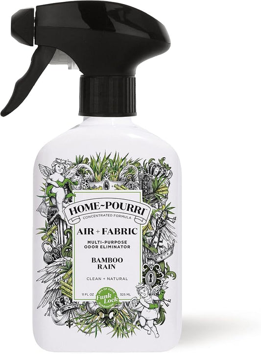 Home-Pourri Air + Fabric Multi-Purpose Odor Freshener Spray, Bamboo Rain, 11 Fl Oz - Jasmine, Bamboo and Fresh Grass by Unknown