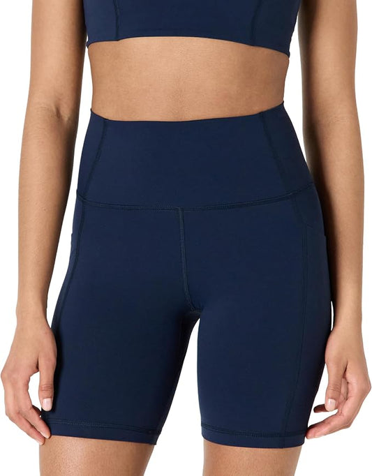 Amazon Essentials Women's Active FormFlex Buttery Soft High Waist Biker Shorts by AmazonEssentials