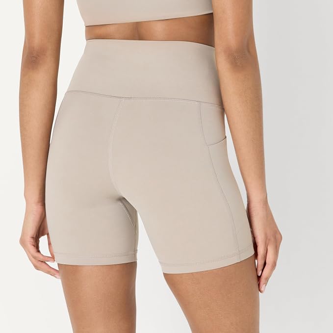 Amazon Essentials Women's Active FormFlex Buttery Soft High Waist Biker Shorts - Image 2