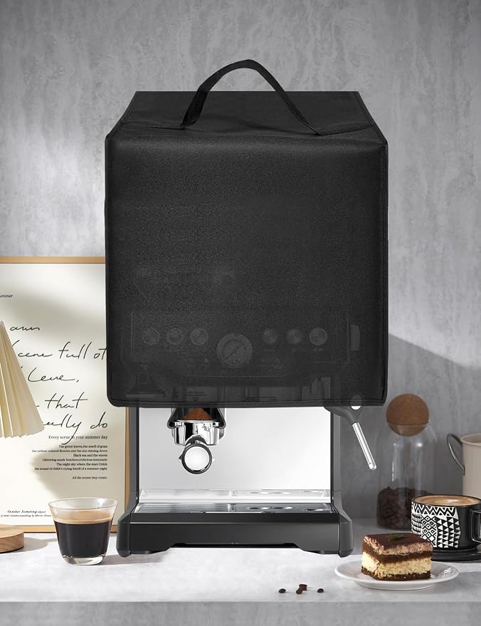 Espresso Machine Cover for BES870XL/ BES880BSS/BES876BSS Coffee Maker | Latte Maker Cover,Heavy Duty Heat-Resistant Waterproof Nylon Case for Espresso Machine - Image 3