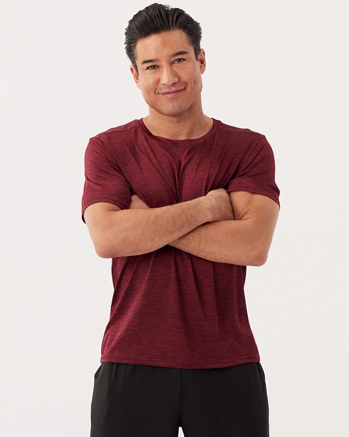 5 Pack Men's Dry Fit Short Sleeve T-Shirt Gym Workout Athletic Running Tee | Cooling, Moisture-Wicking, Crew Neck, Quick-Dry, Breathable, Active, Exercise, Fitness, Basketball, Cycling, Hiking, Tennis - Image 8