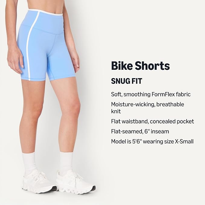 Amazon Essentials Women's Active FormFlex Buttery Soft High Waist Biker Shorts - Image 4