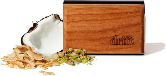 Drift Car Air Freshener - The Original Wood Air Freshener - Car Odor Eliminator - Long Lasting Scent - Auto Accessories - Metal Clip - Essential Oils - Coconut & Pistachio Starter Kit by driftscents