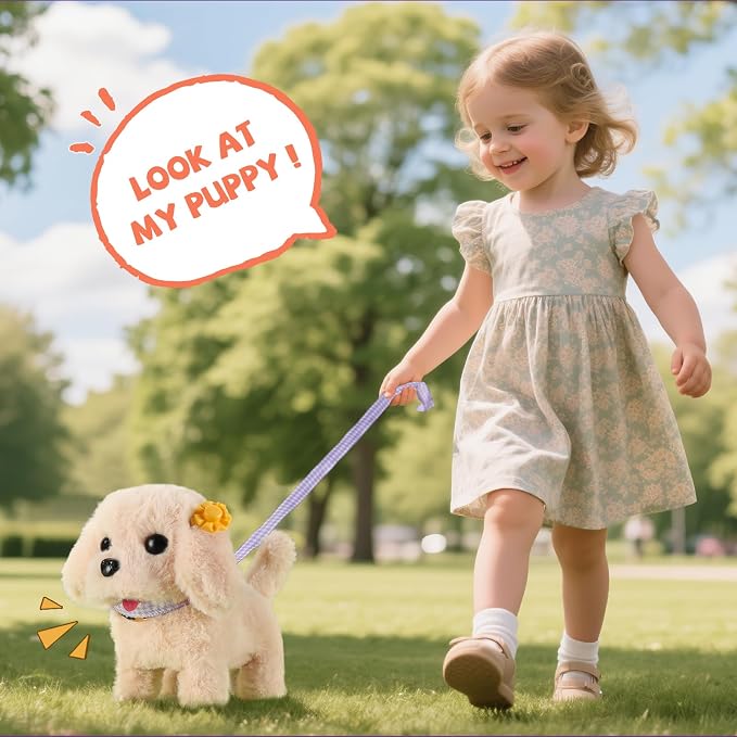 Vanvimen 16 Pcs Robot Dog Toys for Girls, Toys for 3 4 5 6 7 8 Year Old Girls Kids Boys, Realistic Robot Puppy Toy for 5-7 6-8, Ideas Birthday Gifts for Girl 3 4 5 6 Year Old - Image 6