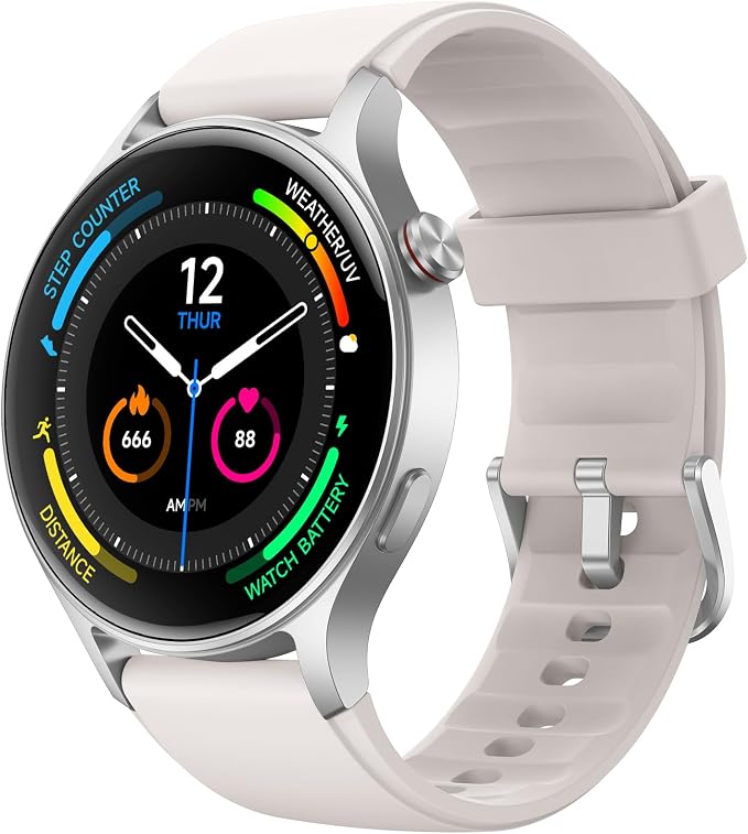 Fitpolo Smart Watch for Men Women,1.3" AMOLED Touchscreen Fitness Tracker, Make/Answer Calls, Heart Rate SpO2 Monitor, 3ATM Waterproof, Sleep & Activity Tracking Smartwatch for Android Phones iPhone - Image 9