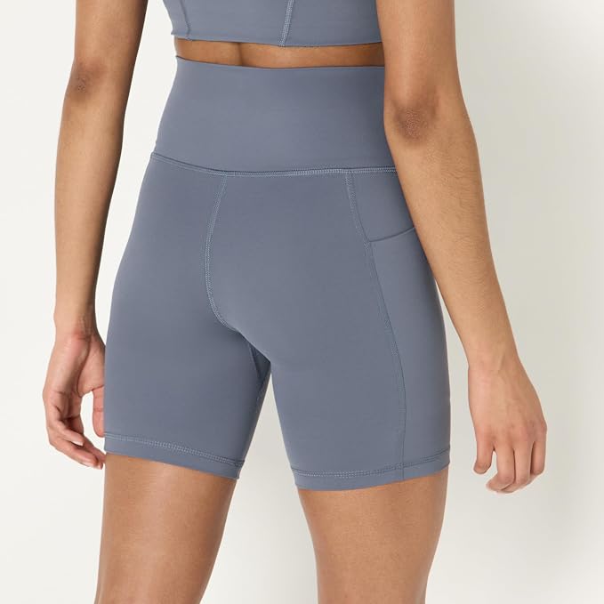 Amazon Essentials Women's Active FormFlex Buttery Soft High Waist Biker Shorts - Image 2
