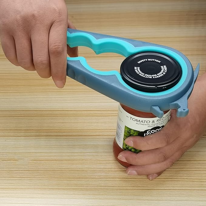 Otstar Jar Opener & Bottle Opener for Seniors with Arthritis, Weak Hands | Adjustable Lid Opener Effortlessly Opens Jars, Bottles & Pop-Top Cans, Great for Senior Parents, Grandparents, or Loved Ones - Image 5