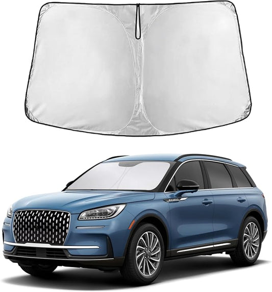 EcoNour Windshield Sunshade Compatible for Lincoln Corsair 2020-2024 2025 2026, Sun Visor for Front Windshield & Window Sun Shade Cover, UV Heat Blocker & Protector, Car Accessories by EcoNour