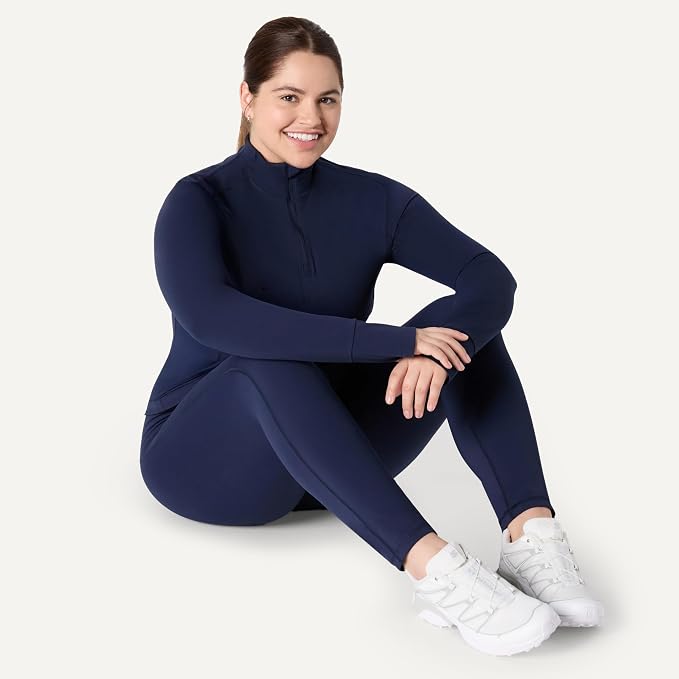 Amazon Essentials Women's Active FormFlex Buttery Soft Slim Fit Quarter Zip Long Sleeve Pullover Jacket - Image 7