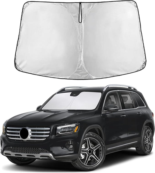 EcoNour Windshield Sunshade Compatible for Mercedes Benz GLB 2020-2024 2025 2026, Sun Visor for Front Windshield & Window Sun Shade Cover, UV Heat Blocker & Protector, Car Accessories by EcoNour