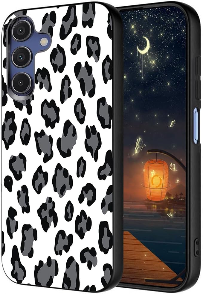 Designed for Galaxy A17 5G Phone Case,Slim Silicone Shockproof Protective Case for Galaxy A17 5G 6.7 inch,Leopard Print by Unknown