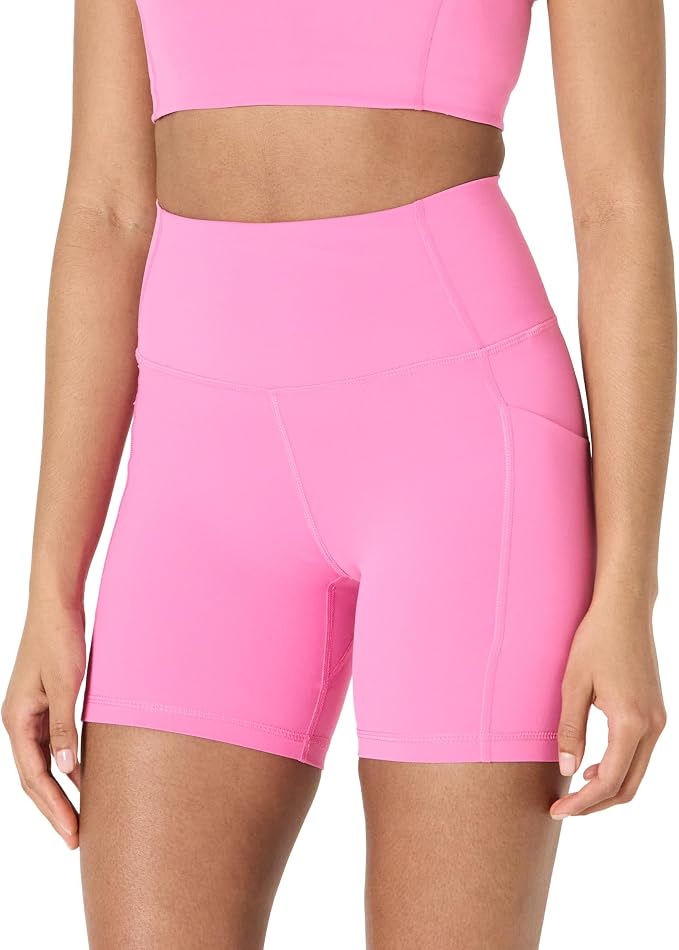 Amazon Essentials Women's Active FormFlex Buttery Soft High Waist Biker Shorts by AmazonEssentials