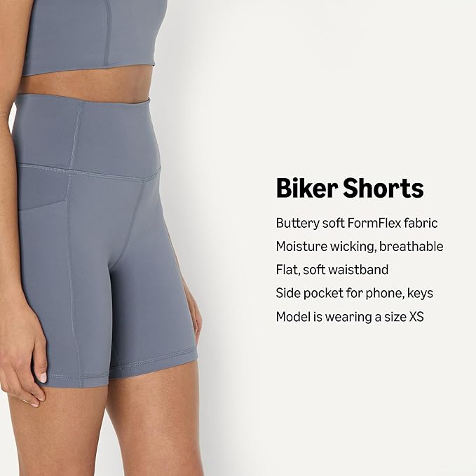 Amazon Essentials Women's Active FormFlex Buttery Soft High Waist Biker Shorts - Image 4