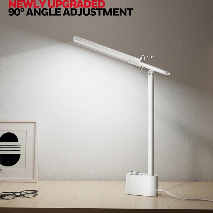 Honeywell H01 Pro Sunturalux Compact LED Desk Lamp Full Spectrum | CRI≥95, Low Blue Light, Flicker-Free, 3000K-5500K, Small Desk Light for Working, Study, White - Image 5
