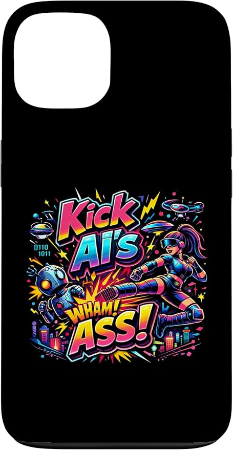 Tech Human vs AI Case for iPhone 13 by Unknown