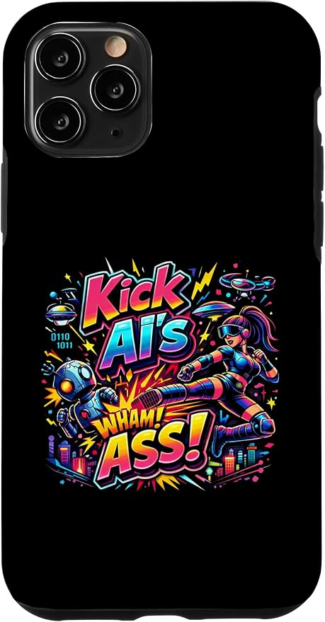 Tech Human vs AI Case for iPhone 11 Pro by Unknown