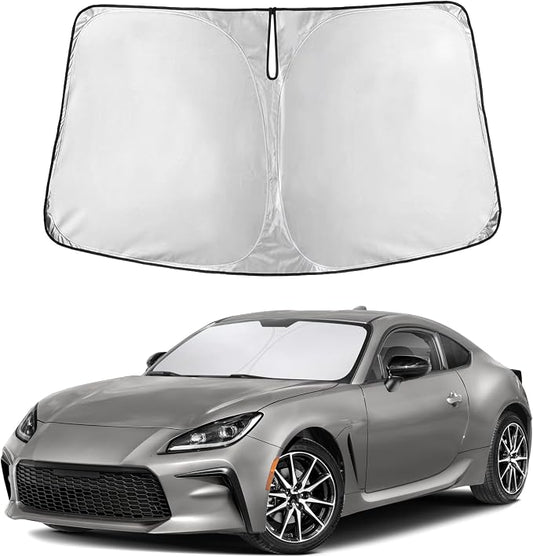 EcoNour Windshield Sunshade Compatible for Toyota 86 2022 2023, Sun Visor for Front Windshield & Window Sun Shade Cover, UV Heat Blocker & Protector, Car Accessories by EcoNour