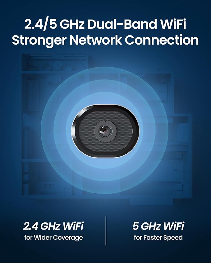 ZOSI 4 x C680 2K Window Security Camera with Full Color Night Vision, 3MP Indoor Plug-in WiFi Camera for Home Security, Human Vehicle Detection, 2.4/5GHz WiFi, 24/7 Recording, Easy & Quick Install - Image 7