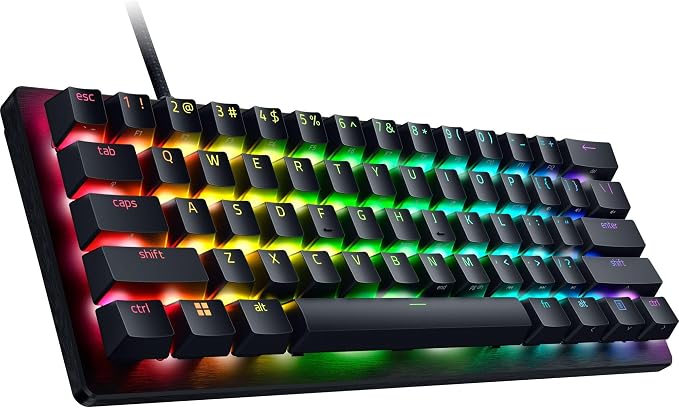 Razer Huntsman V3 Pro Mini 60% Esports Gaming Keyboard, Black | Analog Optical Switches, Razer Snap Tap, Rapid Trigger, Adjustable Actuation, Dual-Purpose Mod Keys, Doubleshot PBT Keycaps - Image 12