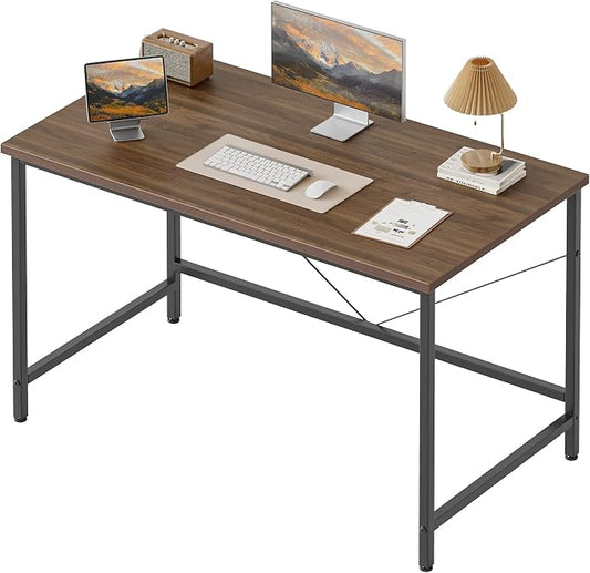 Mericonia 32x16 Inch Computer Desk, 0.6" Thick Small Office Table | Modern Simple Style, Small Study & Writing Table for Home Bedroom Work Walnut by MERICONIA