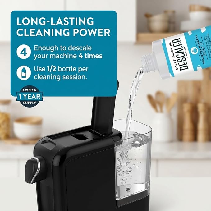 IMPRESA Coffee Machine Descaler (2 Uses Per Bottle) - Made in the USA - Universal Descaling Solution, Compatible with Nespresso, Delonghi and All Single Use Coffee and Espresso Machines - Image 4