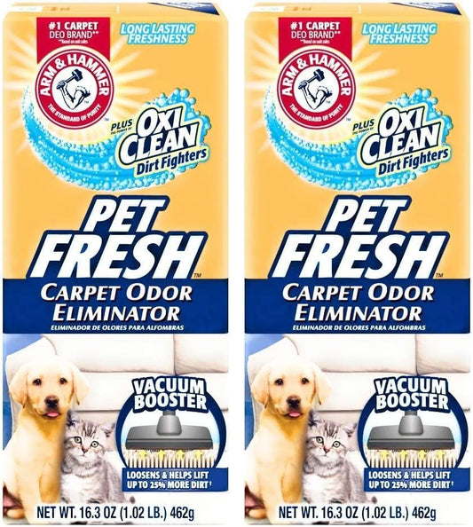 Pet Fresh Carpet Odor Eliminator, 16.3oz, Pack of 2 by ARMHAMMER