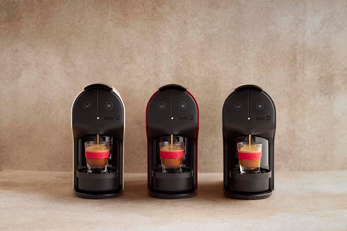 Delta Q Quick Espresso Pods Coffee Machine for Delta Capsules, Red - Image 4