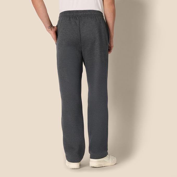 Amazon Essentials Men's Relaxed Straight Leg Fleece Open Bottom Sweatpant (Available in Big & Tall) - Image 4