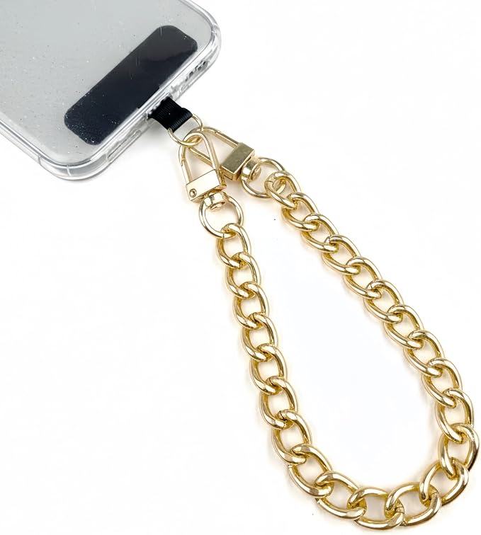 Metal Phone Wrist Lanyard Lightweight Aluminum Cellphone Strap Wristlet Classic Metal Phone Chain for Women and Men by DANNIYAN